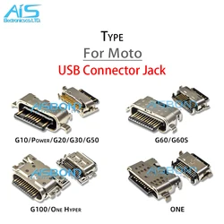 10Pcs/Lot Charger Type-C USB Charging Port Dock Connector Socket For Motorola Moto G10 Power G20 G30 G50 G60 G60S G100 One Hyper