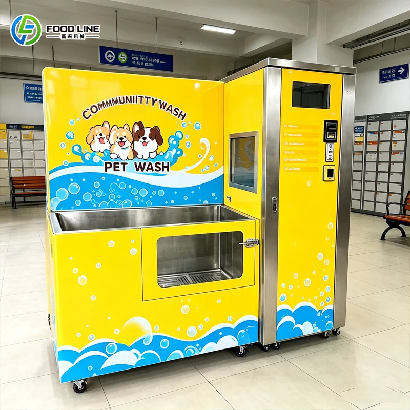 Pet Shop Use Automatic Self‑service Dog Wash Kiosk Commercial Pet Bath Grooming Equipment Customized