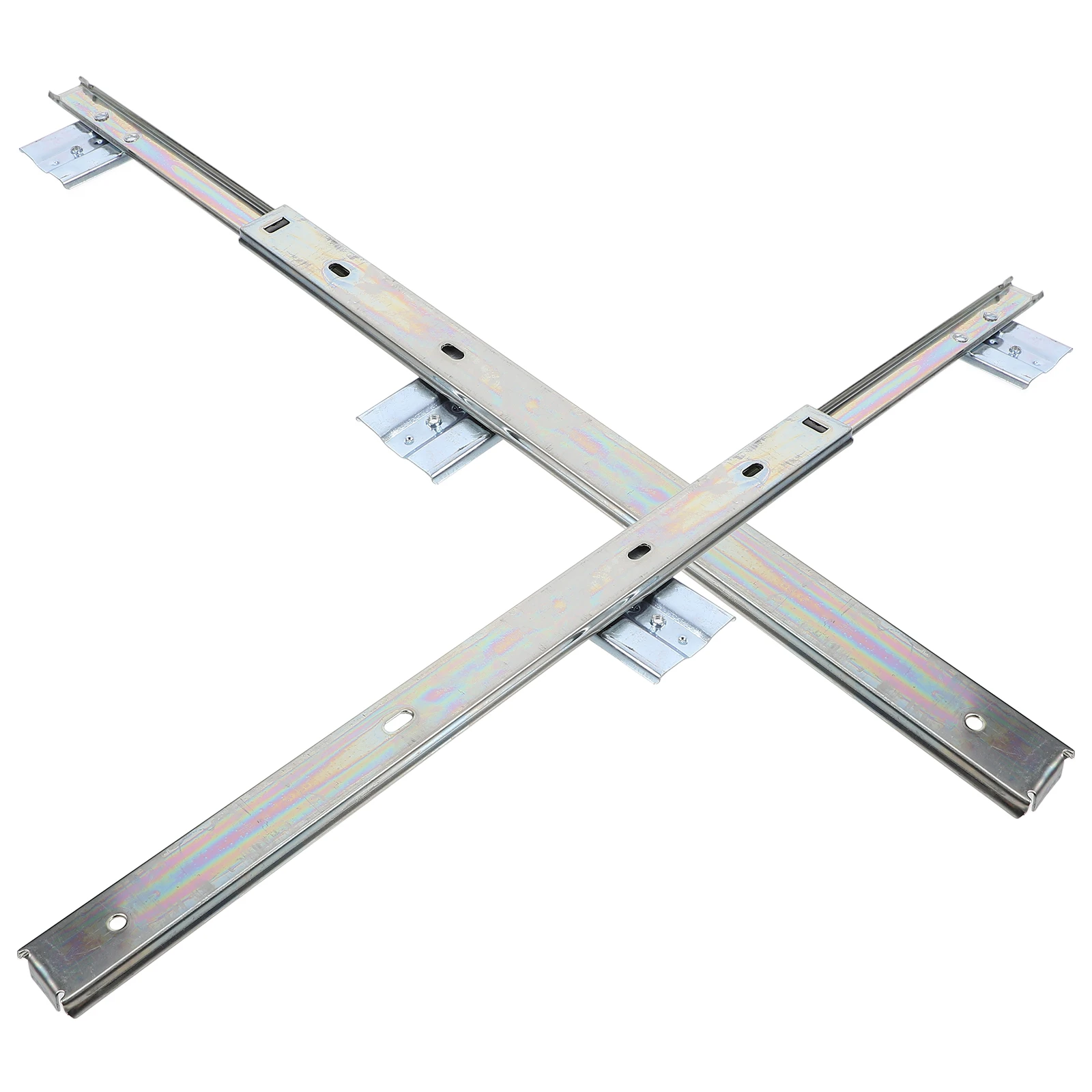 

Keyboard Slider Full Extension Steel Track Rails Heavy Duty Desk ganizers Long Lasting Keyboard Tray Slides Side Mount