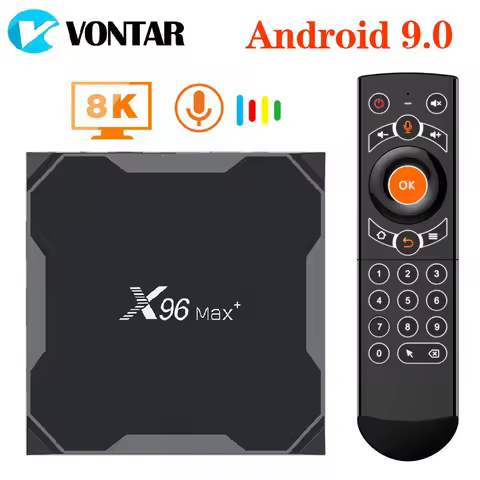 VONTAR X96 max plus Android 9.0 TV Box Amlogic S905X3 Quad Core 4GB 32GB 64GB Wifi 4K X96Max X3 Media player smart set top box