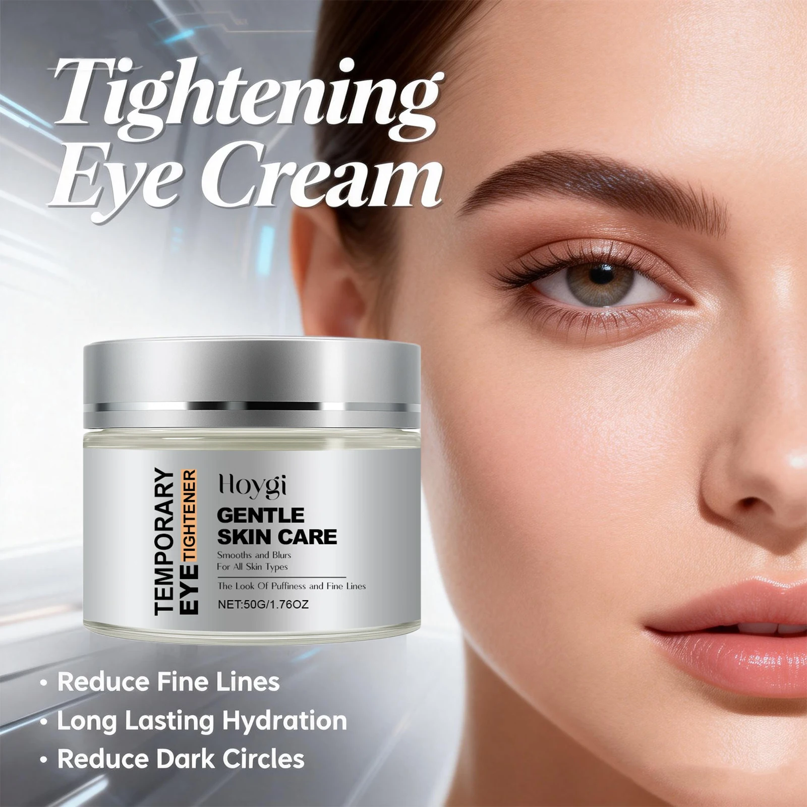 

Крем для подтяжки кожи вокруг глаз против отеков, уменьшает темные круги, разглаживает мелкие морщины, устраняет мешки под глазами, лифтинг-эффект, укрепляющий крем для кожи вокруг глаз, восстанавливающий крем для глаз