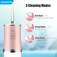 IPX7 Professional Cordless Water Flosser Oral Irrigator With 3 Modes USB Rechargeable Waterproof Water Floss Jet Tooth Machine 5