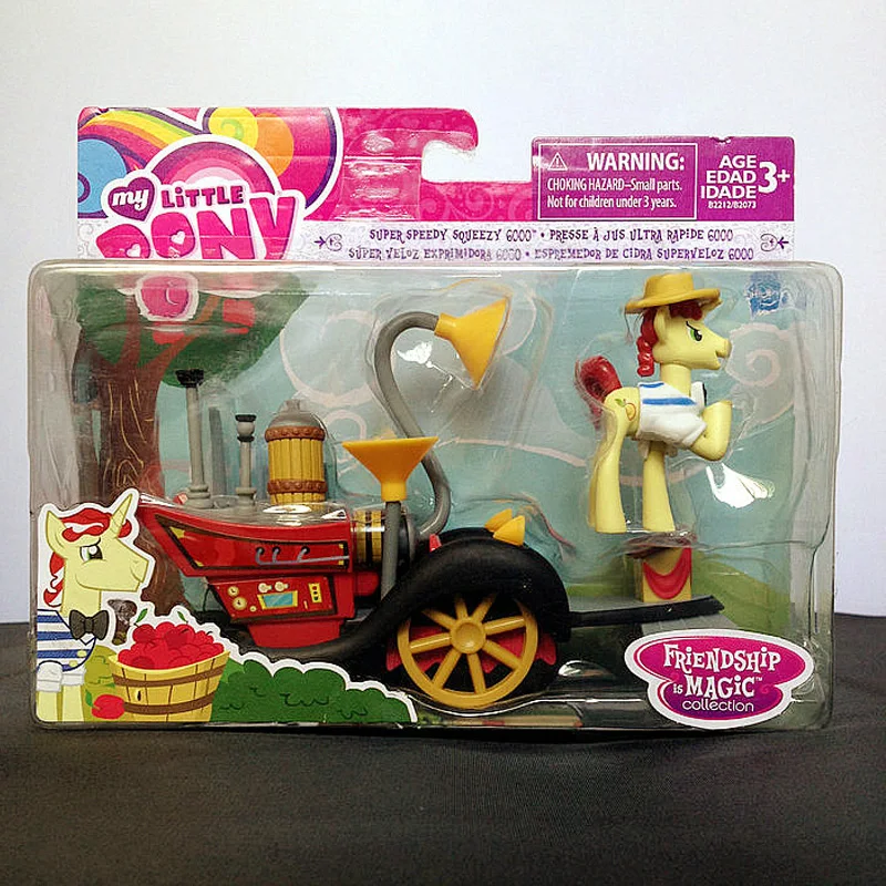 

Hasbro My Little Pony Collection Series Super Speedy Squeezy Ice Cream Stand Sweety Cart Girls Play House Toy Acton Figure Gift