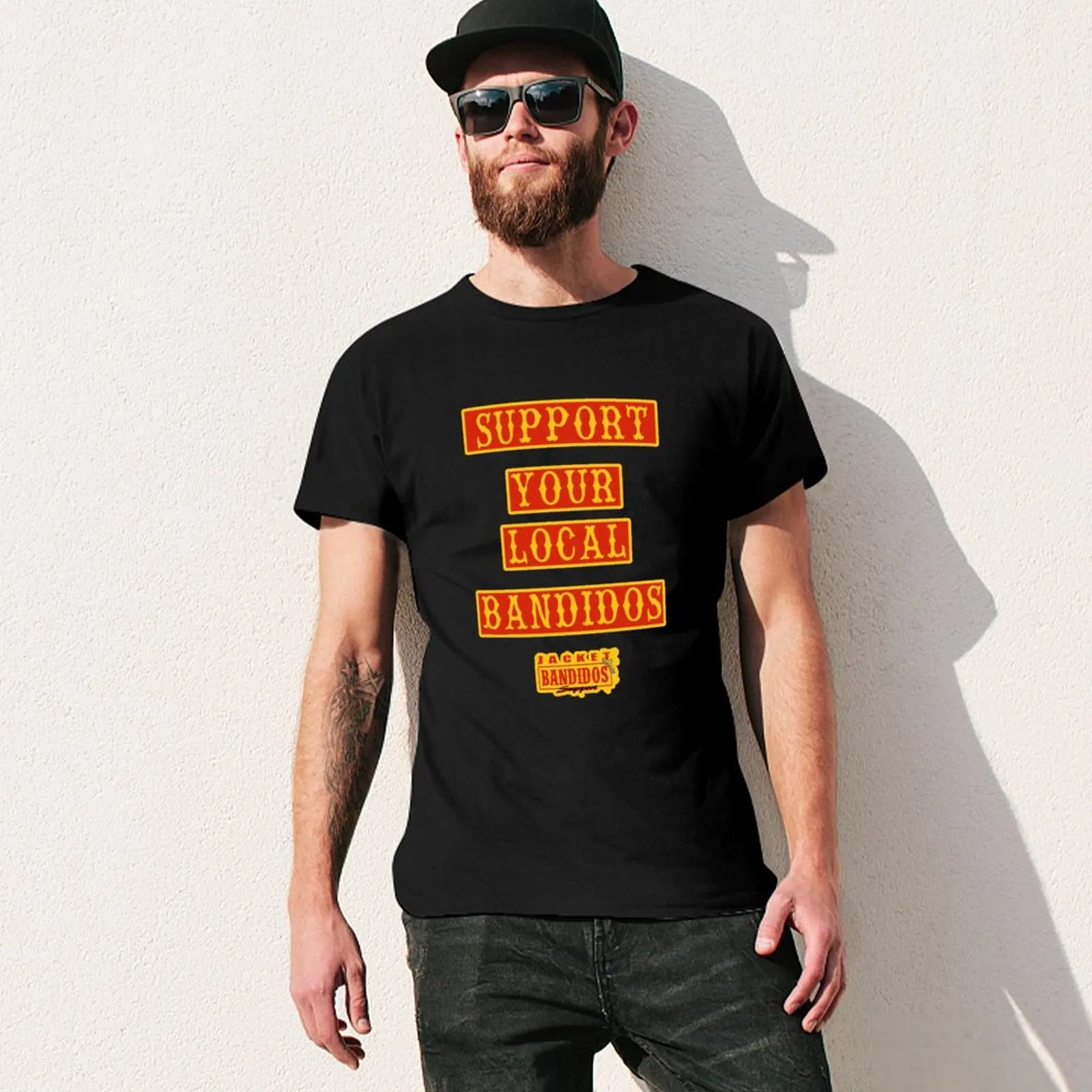 bandidos T-Shirt sublime cute tops korean fashion funnys t shirts men