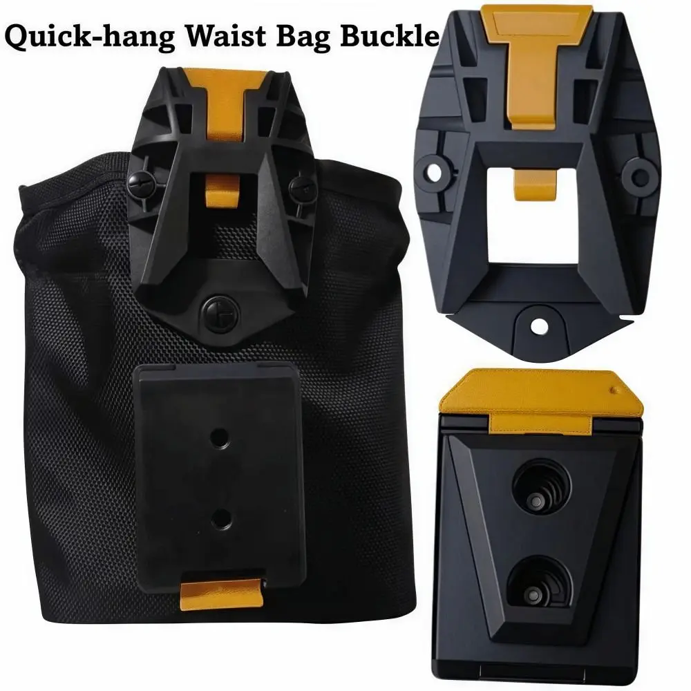 High Quality Sturdy ABS Waist Buckle Quick Attach Durable Waist Bag Clip Replacement Compatible Tool Belt Professional Use