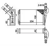 359000300010 interior heater radiator for KANGOO CLIO II/////1,5DCI/1.998