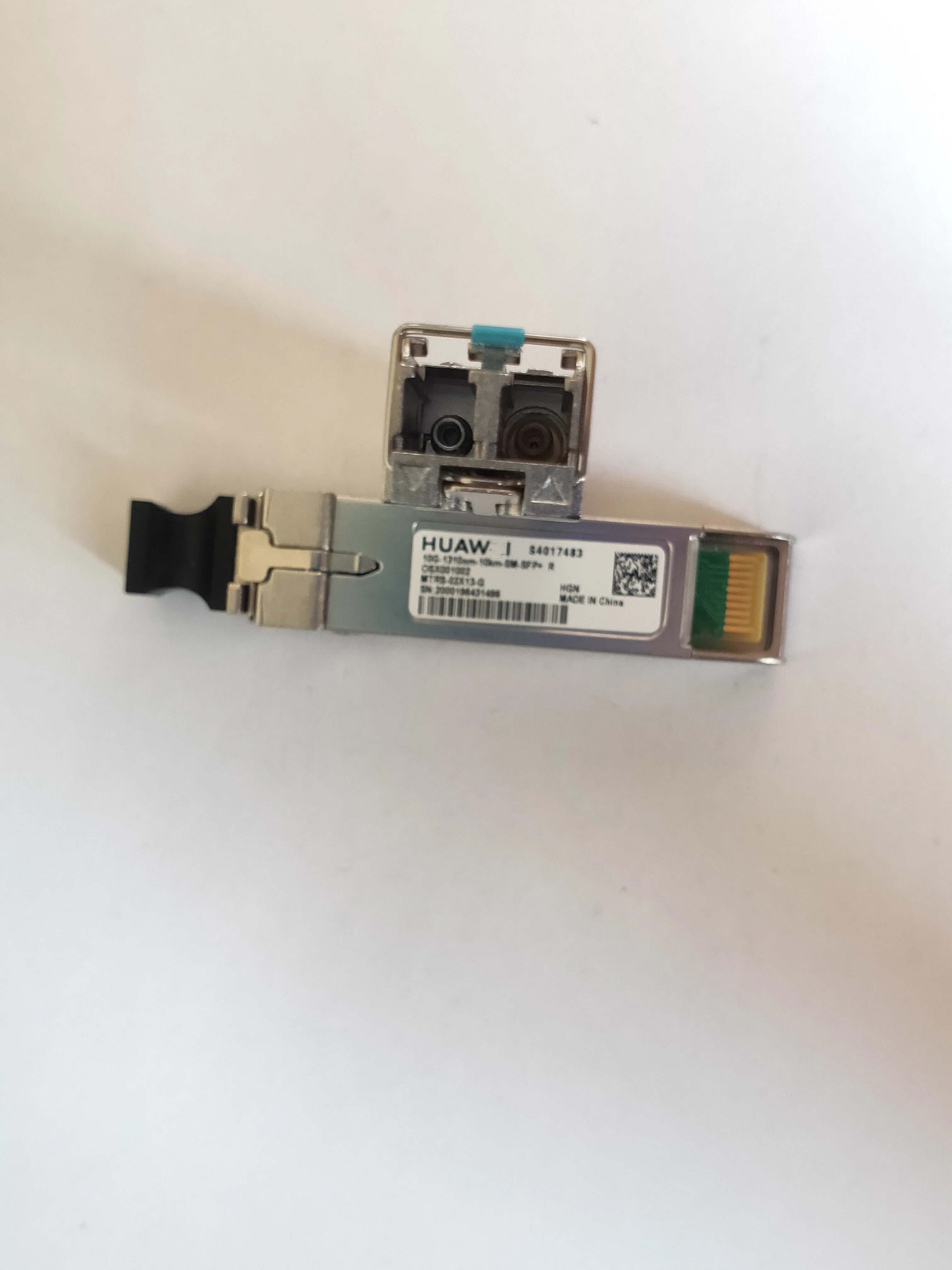 Transceptor de fibra Hua-wei 10g sfp, s4017483 10g-1310nm-10km-sd + osx001002 mtrs-02x13-g, 10gb sfp, módulo de rede óptica