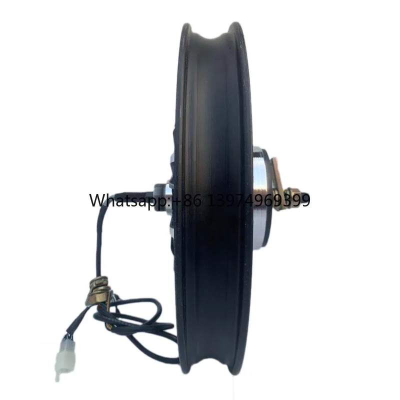 48V 60V 72V 500W 10-Inch Brushless DC Hub Drum Motor for Motorcycles Permanent Magnet Construction 300rpm for Home Appliances
