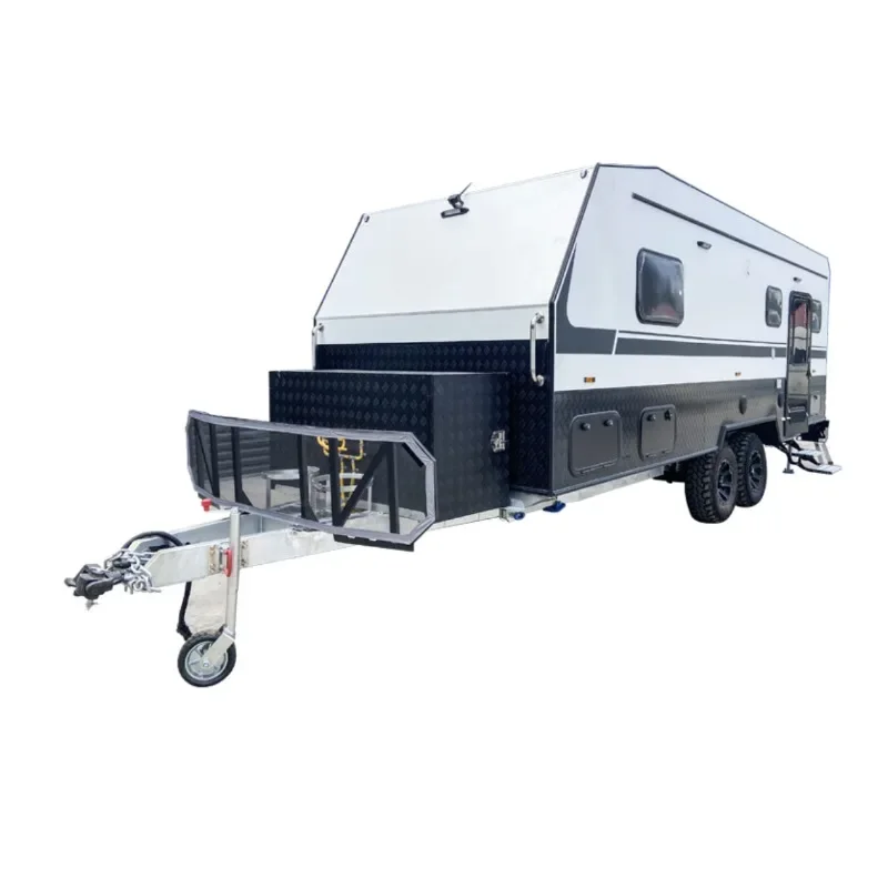 

Residential trailer RV cabin homestay manufacturers supply camp RV mobile tractor on duty self-driving RV