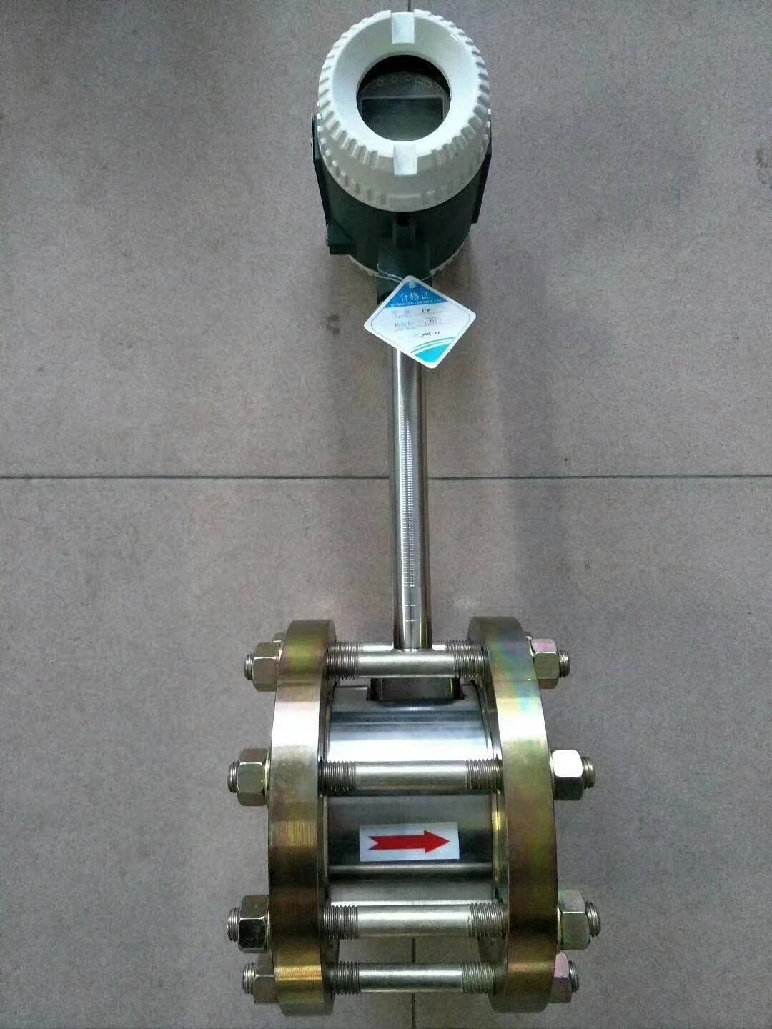 LCD Display Digital Air CO2 Vortex Flowmeter Steam Liquid Water Flow Meter