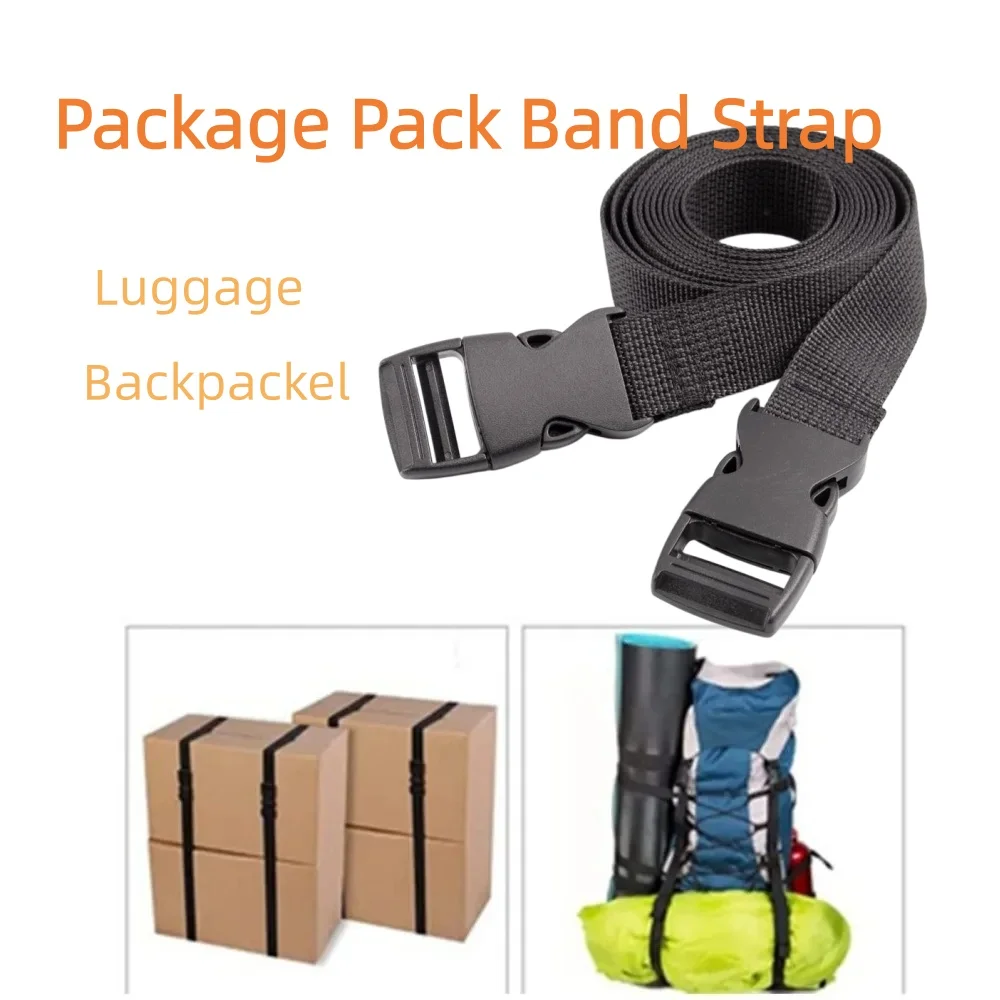 Heavy Duty Nylon Webbing Strap Kit Side Release Buckles for DIY Sewing Luggage Cargo Tie down Outdoor Camping Travel Tool