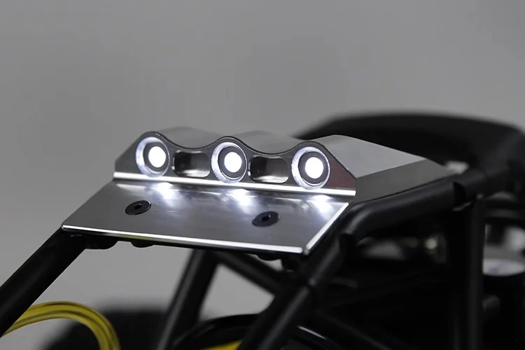 Luzes de teto de liga de alumínio de usinagem CNC para 1/5 ROFUN Baja 5B