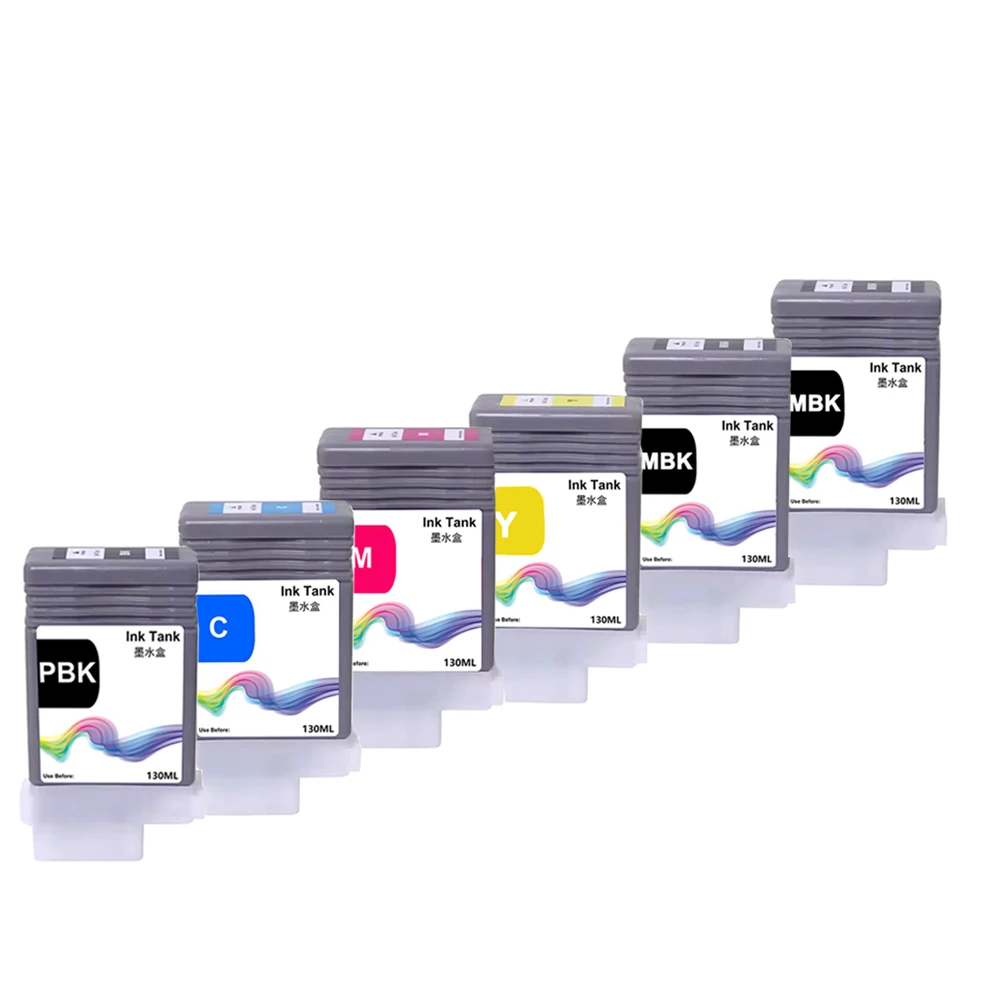 

130ML PFI-107 PFI107 PFI 107 Compatible Ink Cartridge With Pigment Ink For Canon iPF670 iPF680 iPF685 iPF770 iPF780 iPF785