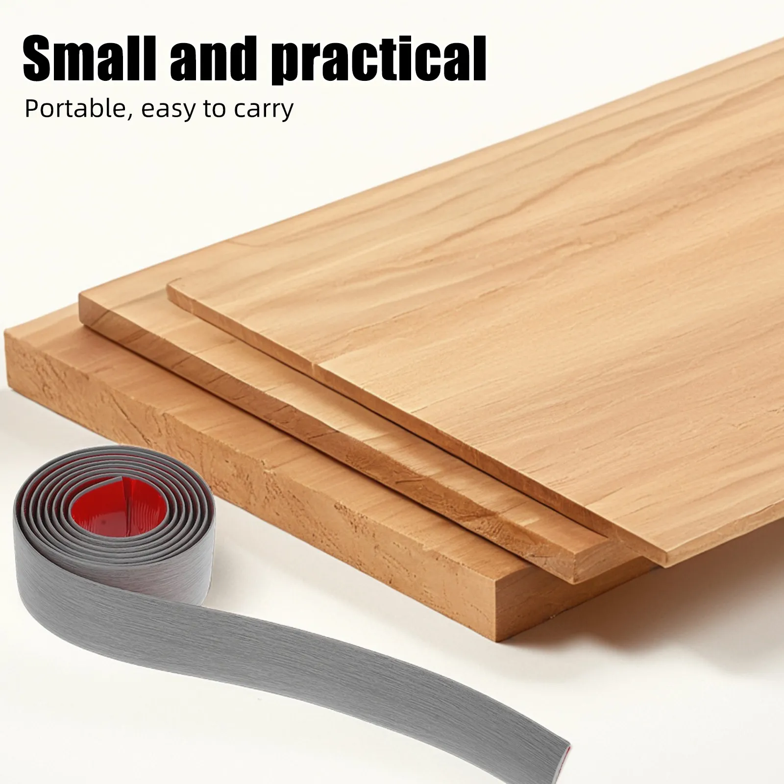 

Self Adhesive Floor Transition Strip Peel Stick Threshold Edging Trim Wood Floor Doorway Gap Cover Protector Reducer Safety