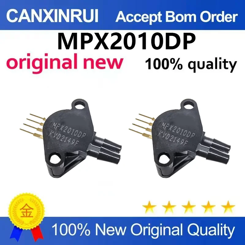 (5pcs-100pcs)Brand new original MPX2010DP inline ZIP-4 dual tube pressure sensor module