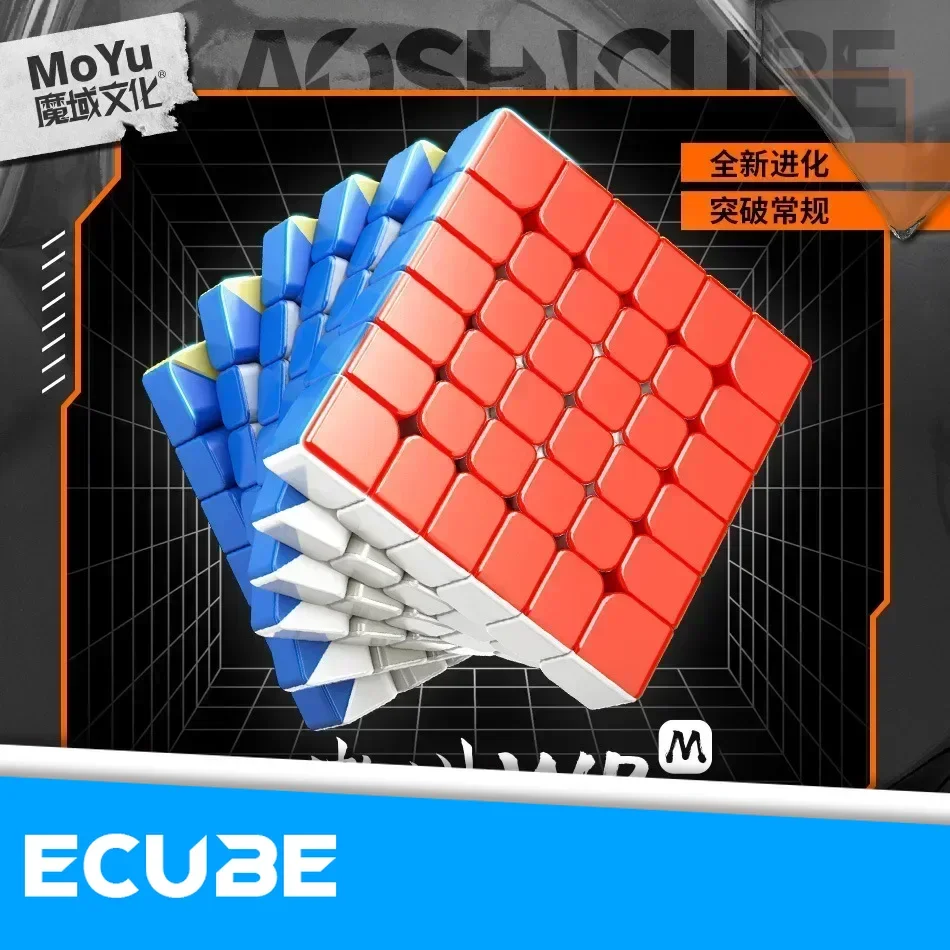 [ECube] MoYu AoShi WRM 6X6 Magia magnetica 6X6X6 Cubo di velocità Senza adesivo Giocattoli professionali Fidget Aoshi WR M Cubo Magico Puzzle
