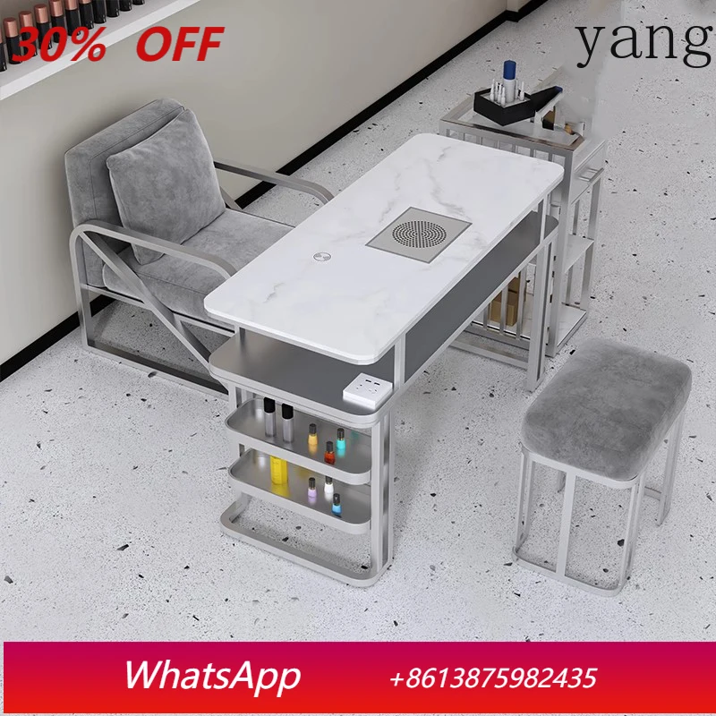 

Professional Nail Table Drawers Design Luxury Manicurist Tables Equipment Display Mesa De Manicure Salon Home Furnishings