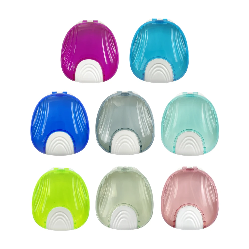 Dental Orthodontic Retainer Case False Teeth Storage Box Fake Tooth Braces Mouth Guard Organizer Oral Care Appliance Containers