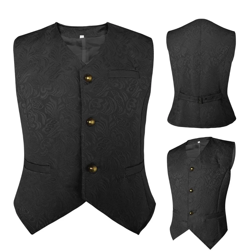 زي الهالوين الجديد للرجال - صدرية عتيقة من العصور الوسطى