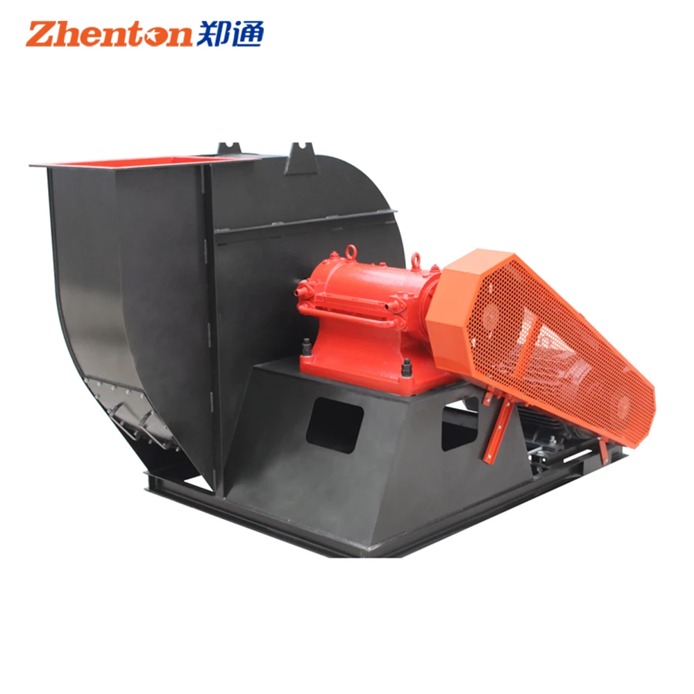 Industrial High Pressure Centrifugal Fan Flue Gas Steel Blade CE Certified Engine Bear Air Blower Ac Backward Curved