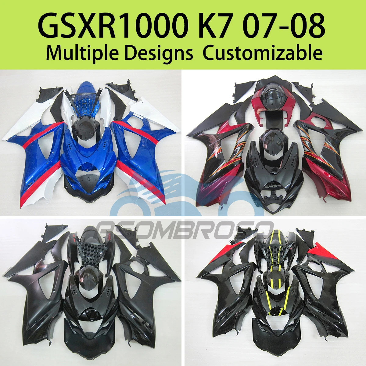 

Prime Fairings GSXR1000 K7 07 08 Customizable Racing Motorcycle Fairings for SUZUKI GSXR 1000 2007 2008