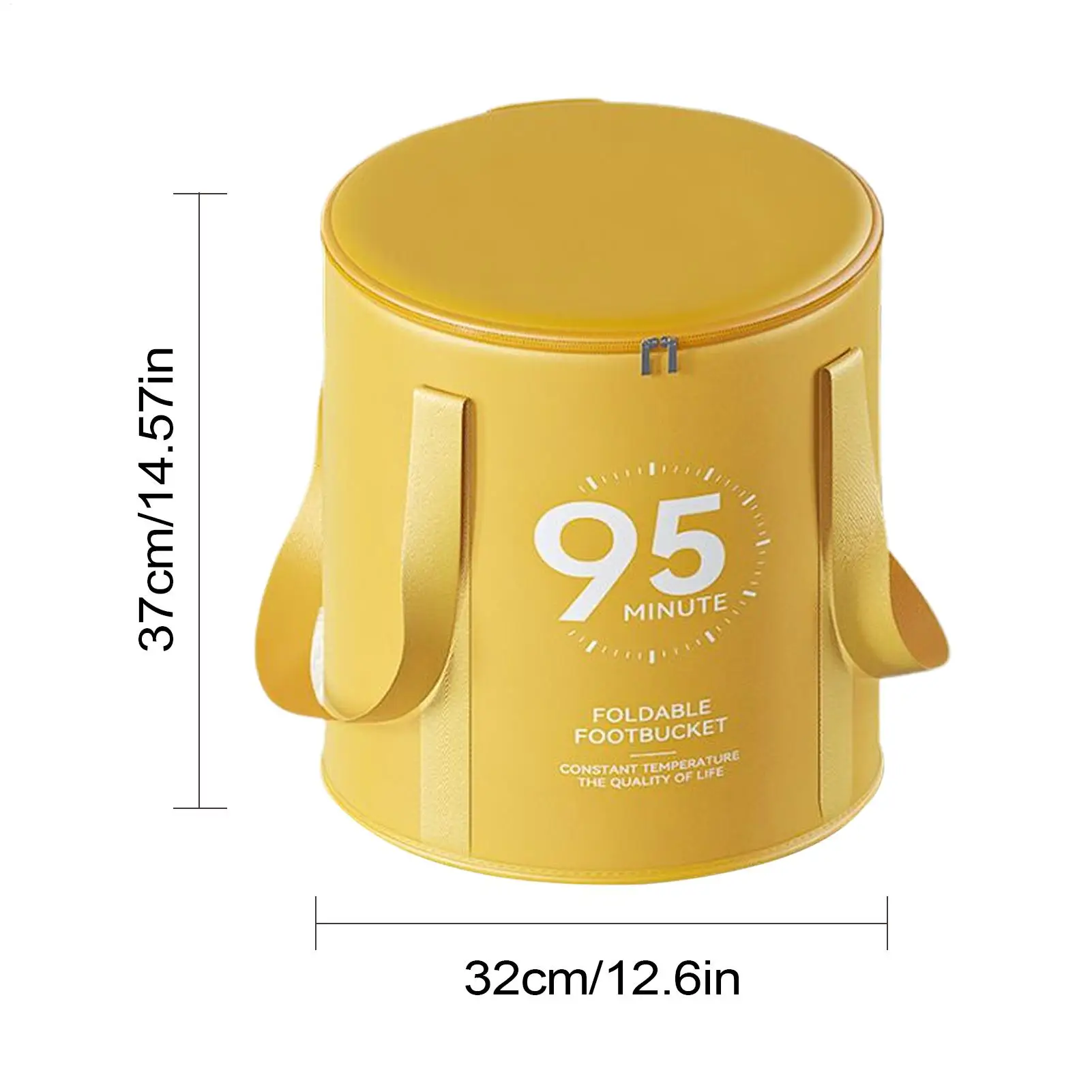 Foot Soaking Tub Folding Portable Foot Bath Bucket With Non-Slip Base Container For Home Care Circulation Shower Travel Cleaning