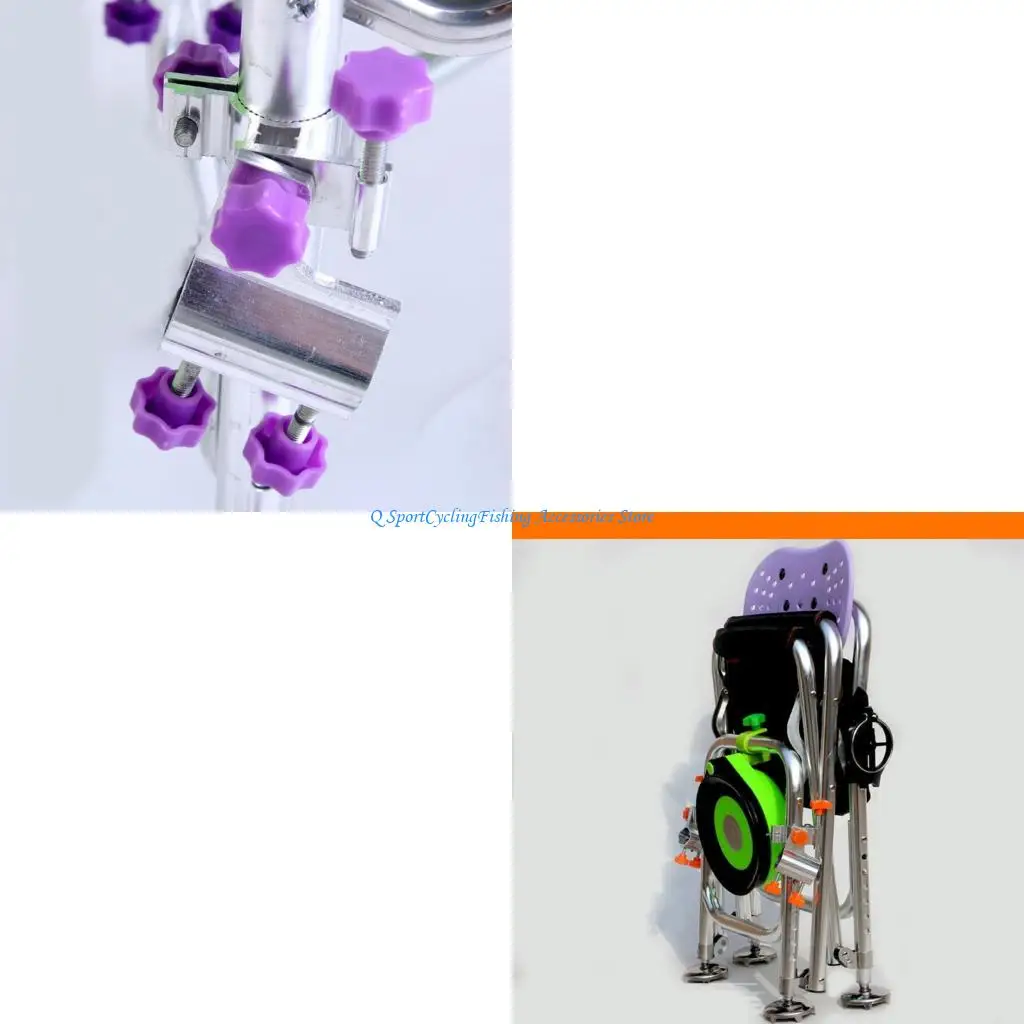 

Fishing Clamps Stand Adjustable Baits Tray Fishing Rod Stand Easy Installation