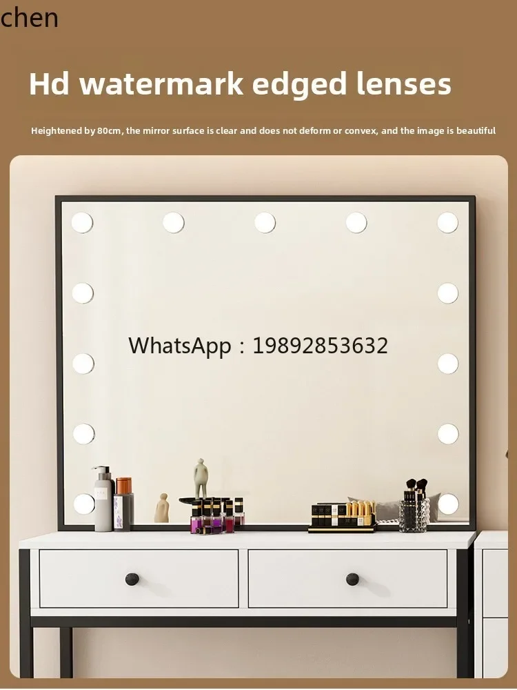 makeup tle light luxury hair dressing tle makeup dressing tle barber shop mirror cinet integrated