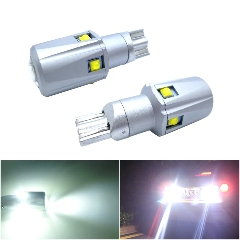 2Pcs Super Bright Led Reverse Light T15 W16W LED Car Bulbs 912 921 Auto Backup Parking Lamp Canbus White