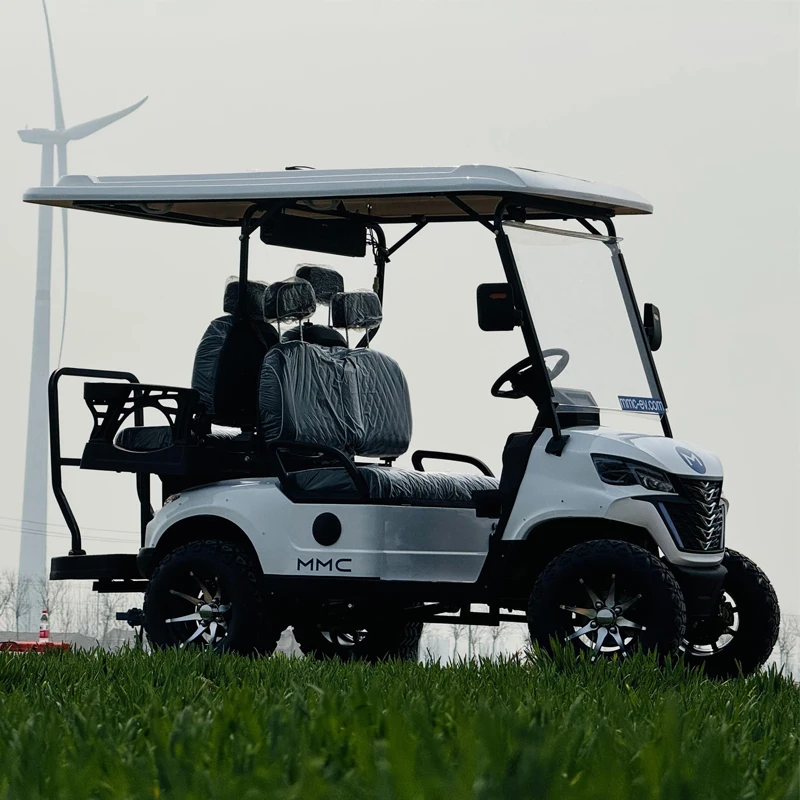 Made in China Street Legal Golf Cart  Four Wheel Golf Cart Utility Vehicle Lithium Battery 14 Inch Wheel Electric Golf Carts