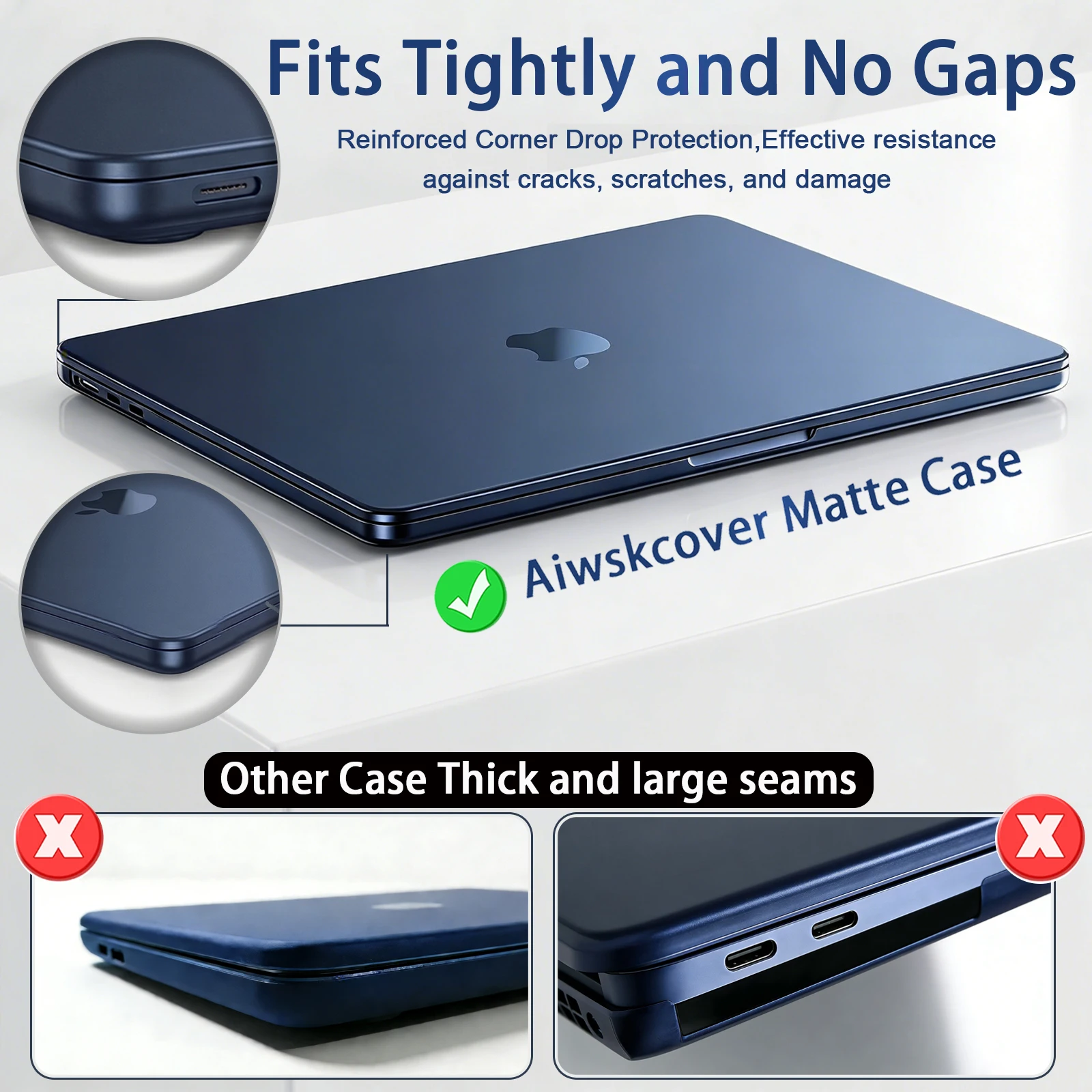Laptop Case For MacBook Neo Case 13 inch 2026 Model A3404 with A18 Pro Chip, Scratch Resistant Protective Hard
