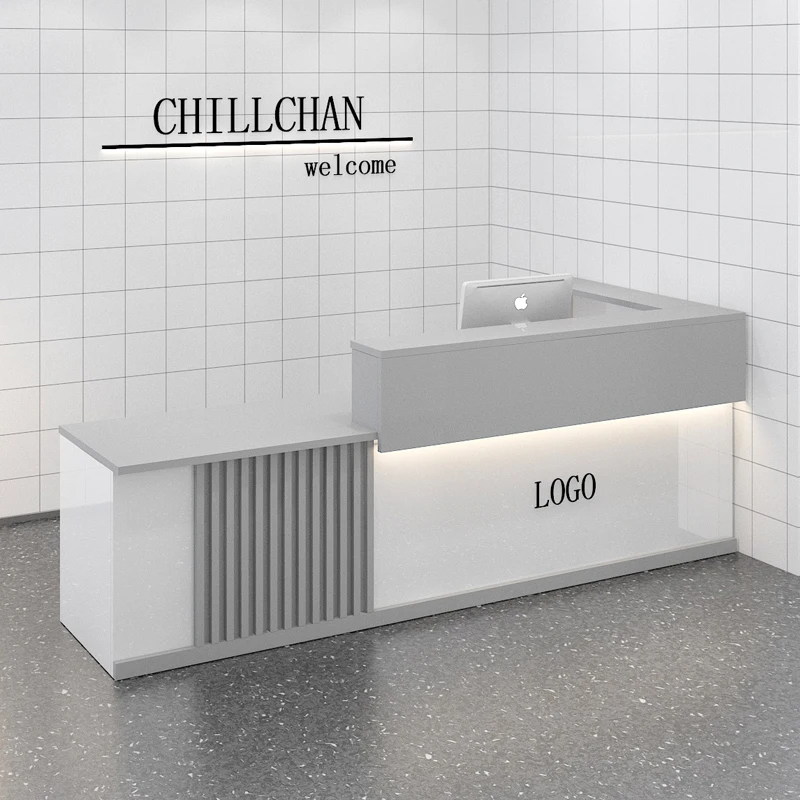 

Vogue Color Blocking Storage Профессиональный дизайн Стойка Кассовая стойка Стойка регистрации Красота Kassentisch Коммерческая мебель