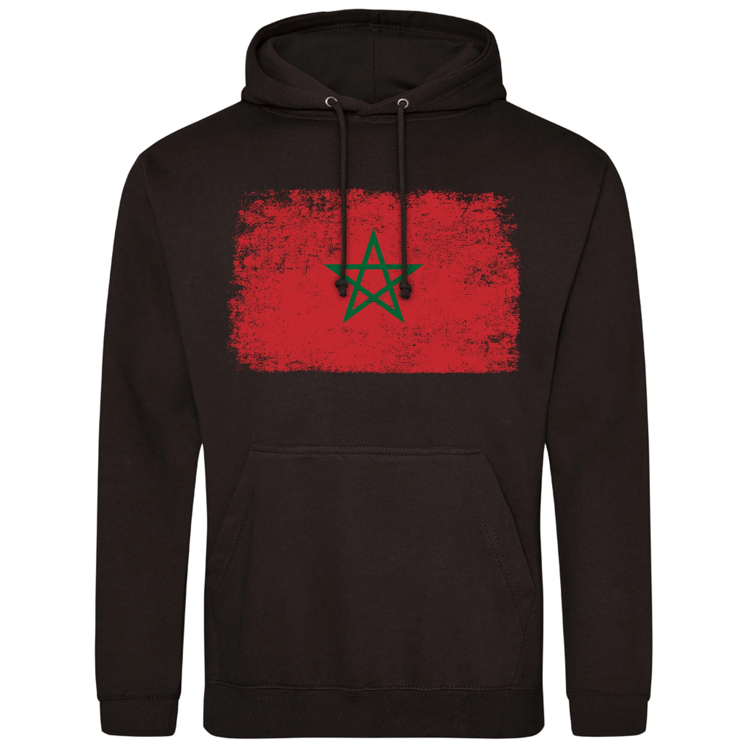 Morocco Flag Printing Hoodie Men's and Women's Long Sleeve Sweatshirt Y2k Tops Autumn Pullover Men Clothing Vintage Sportswear