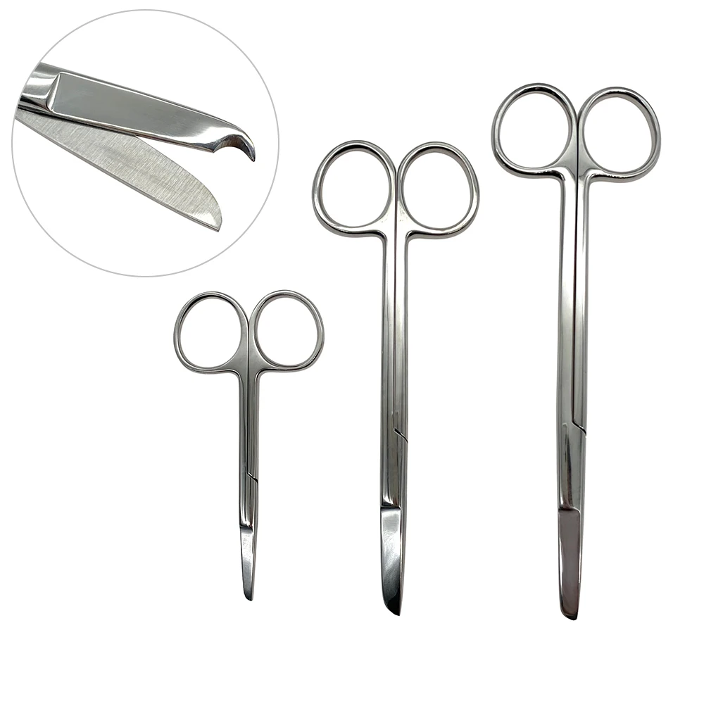 Spencer ligadura dissecando tesoura 1pc aço inoxidável ponto sutura ferramenta de corte tesoura cirúrgica instrumento