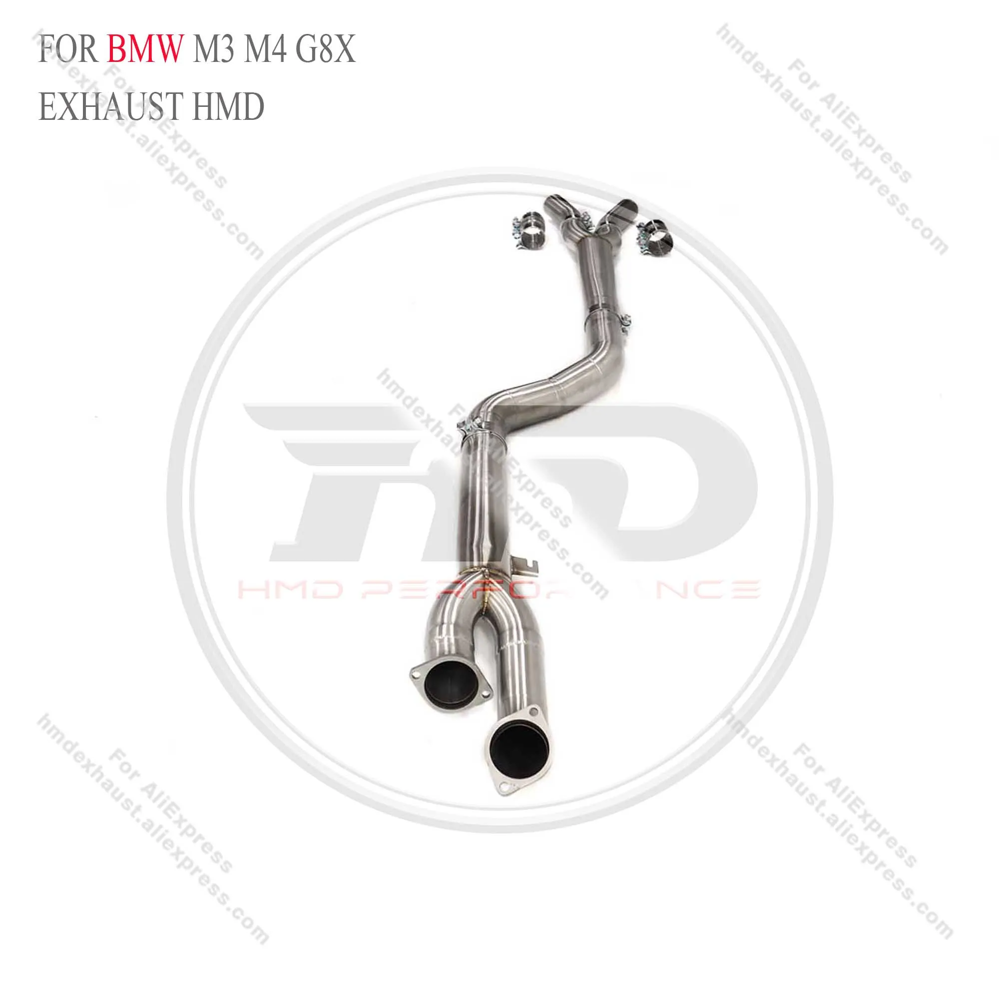 

HMD Exhaust System High Flow Performance Middle Pipe Lossless installation for BMW M3 M4 G8X