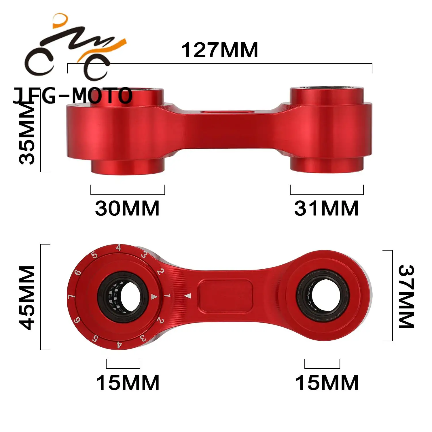 Motorcycle Accessories CNC Adjustable Lowering Link Kit Shock Absorber Kit For Honda XR650L XR 650L Dirt Pit Bike Motocross Part