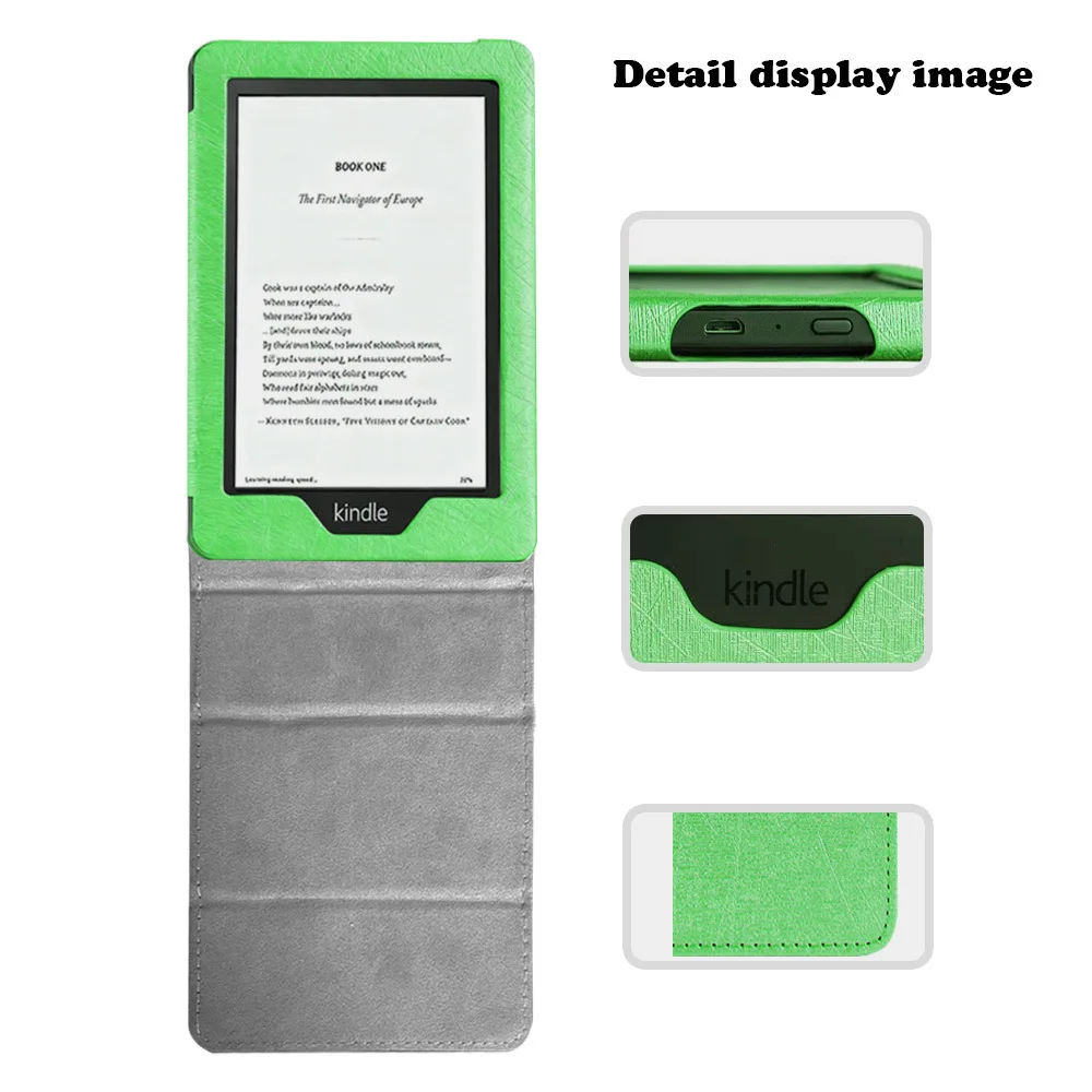 

Auto Sleep/Wake E-Reader Case Shockproof Leather WP63GW Protective Case Magnetic Simple for Kindle 7th Generation 2014