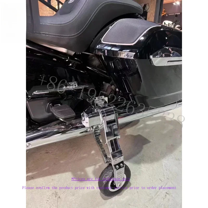 For Touring Gold Wing BMW 1250 Indian Motorcycle Aviation Aluminum Landing Gear Automatic Leveling Auxiliary Parking Brac