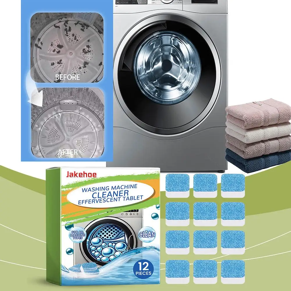 Washing Machine Sink Cleaner Fully Automatic Roller Cleaning 12pcs Effervescent Deep Remove Odor Tablets Cleaning Z9Z9