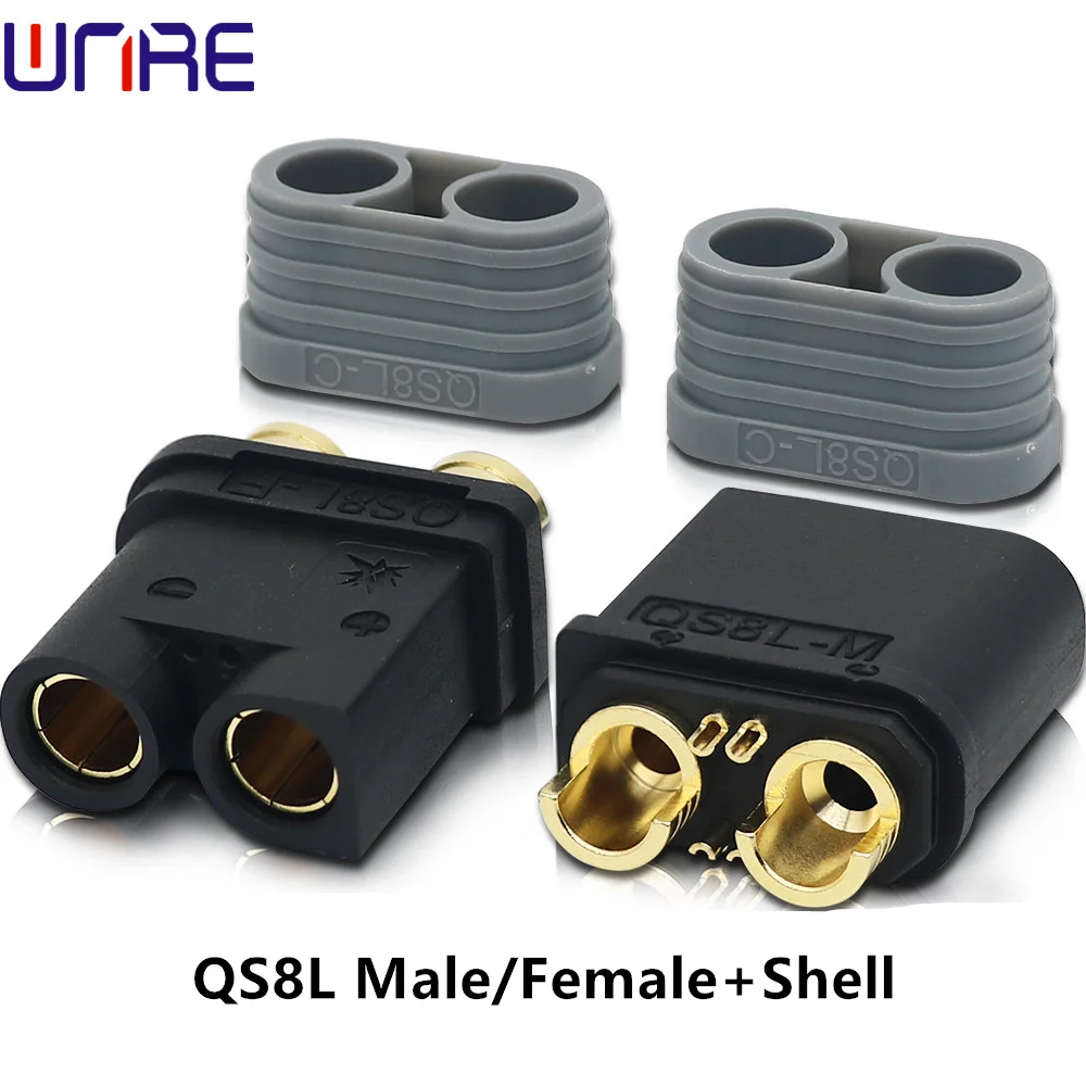 QS8L Energy Storage Equipment New Energy Power Battery Plug RC Model Drone Male and Female Connector Anti-Spark Interface
