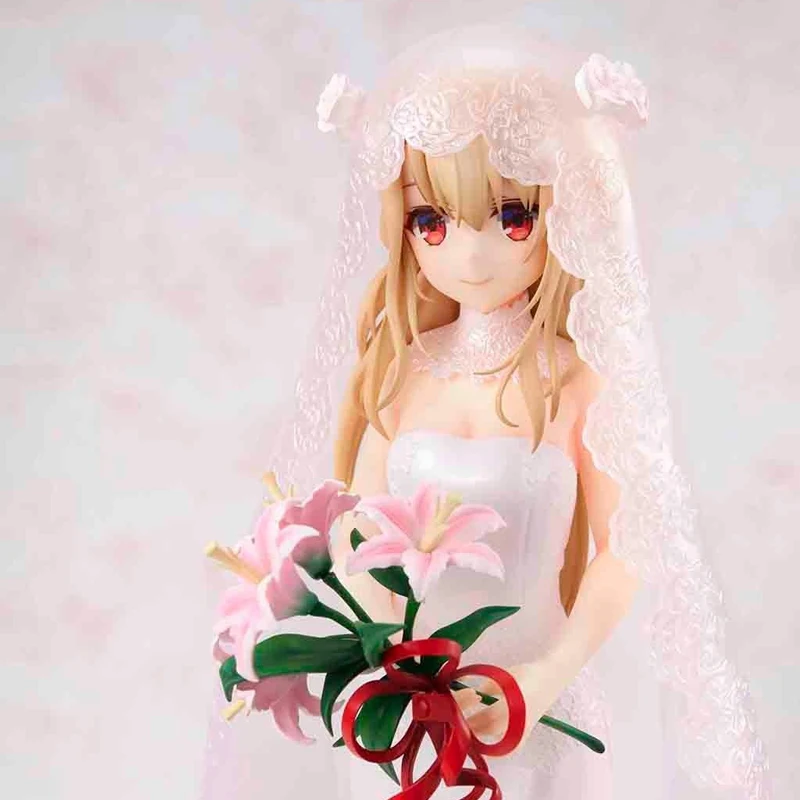 Original Genuine! KD Fate/kaleid liner Licht Wedding Dress 26cm PVC Action Figure Anime Character Model Toy Collectible Gift