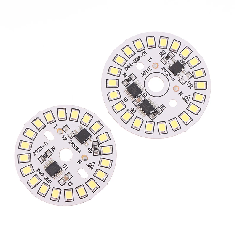 Lampadina AC 220V faretto da incasso Chip faretto lampadina a LED lampada Patch piastra SMD modulo circolare piastra sorgente luminosa