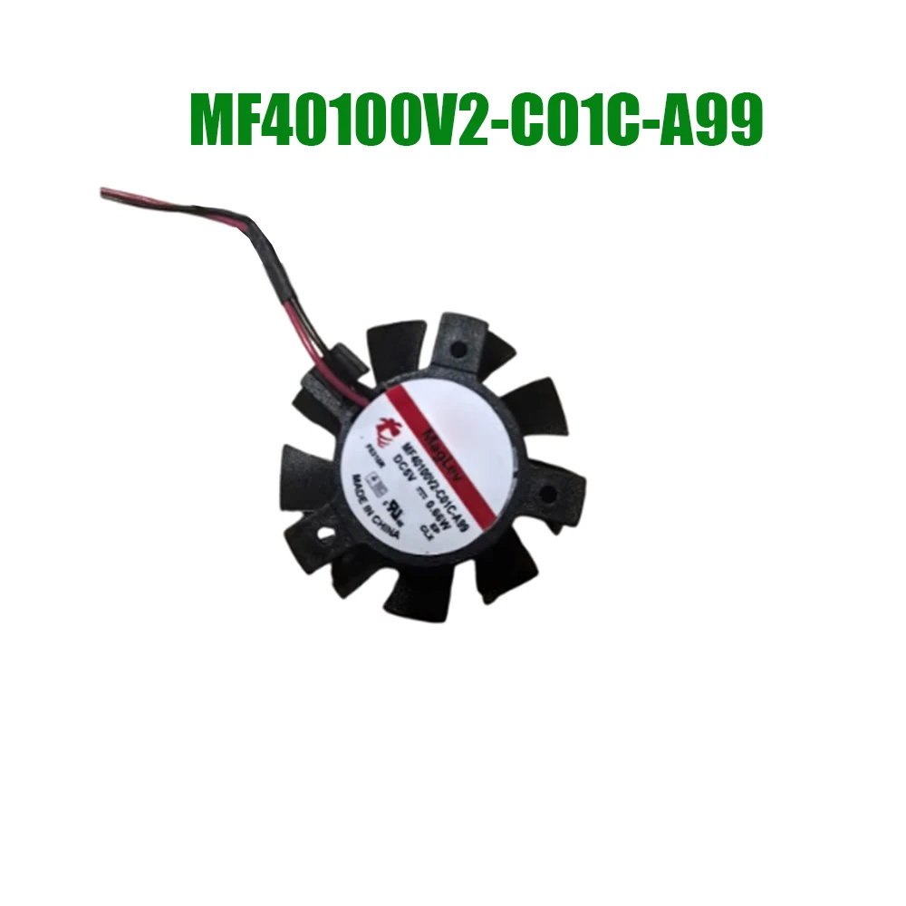 For SUNON MF40100V2-C01C-A99 DC5V 0.65W 2PIN 2Lines Cooling Fan