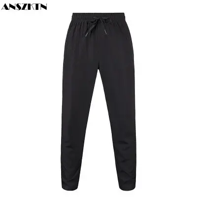 ANSZKTN Besta trend factory direct sales new summer leisure men's ice silk speed dry elastic loose large size long sweatpants