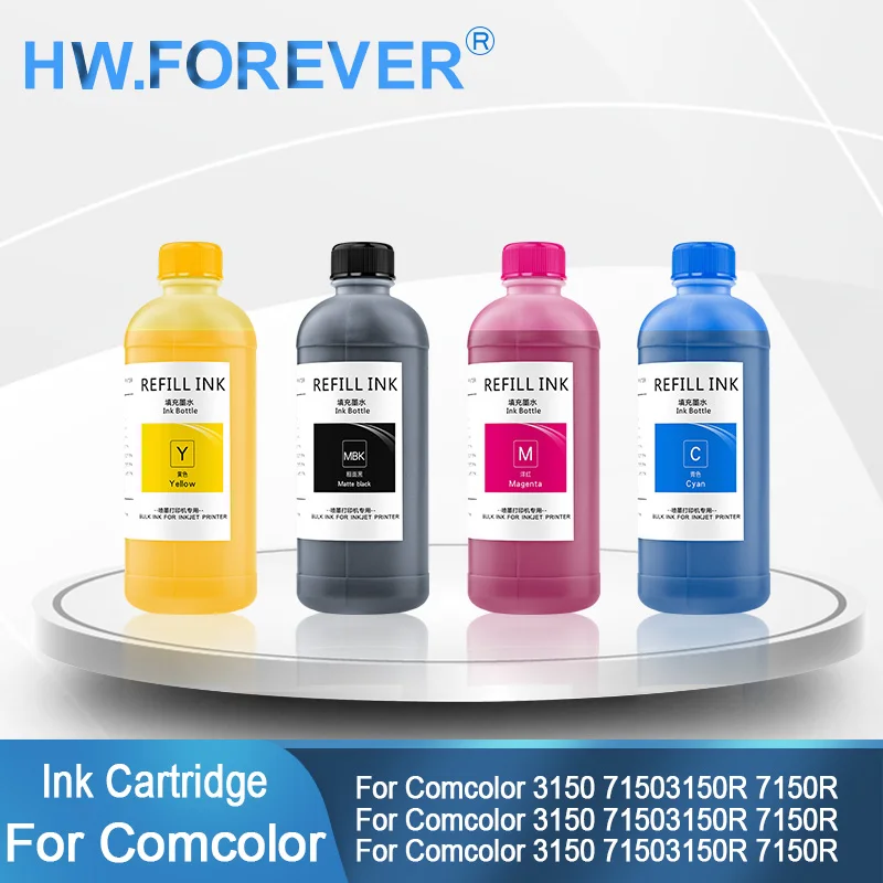 

Для Riso Comcolor Refill Ink 3150 7150 9150 3050 7050 9050 3150R 7150R 9150R 3050R 7050R Пигментные водонепроницаемые красочные чернила 500 мл
