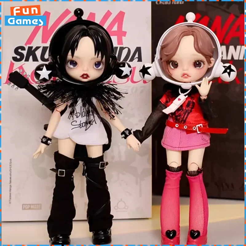 Oosaki nana komatsu nana & skullpanda bonecas bjd originais podem mover a mão do fantoche limitada articulação móvel dia dos namorados presente legal