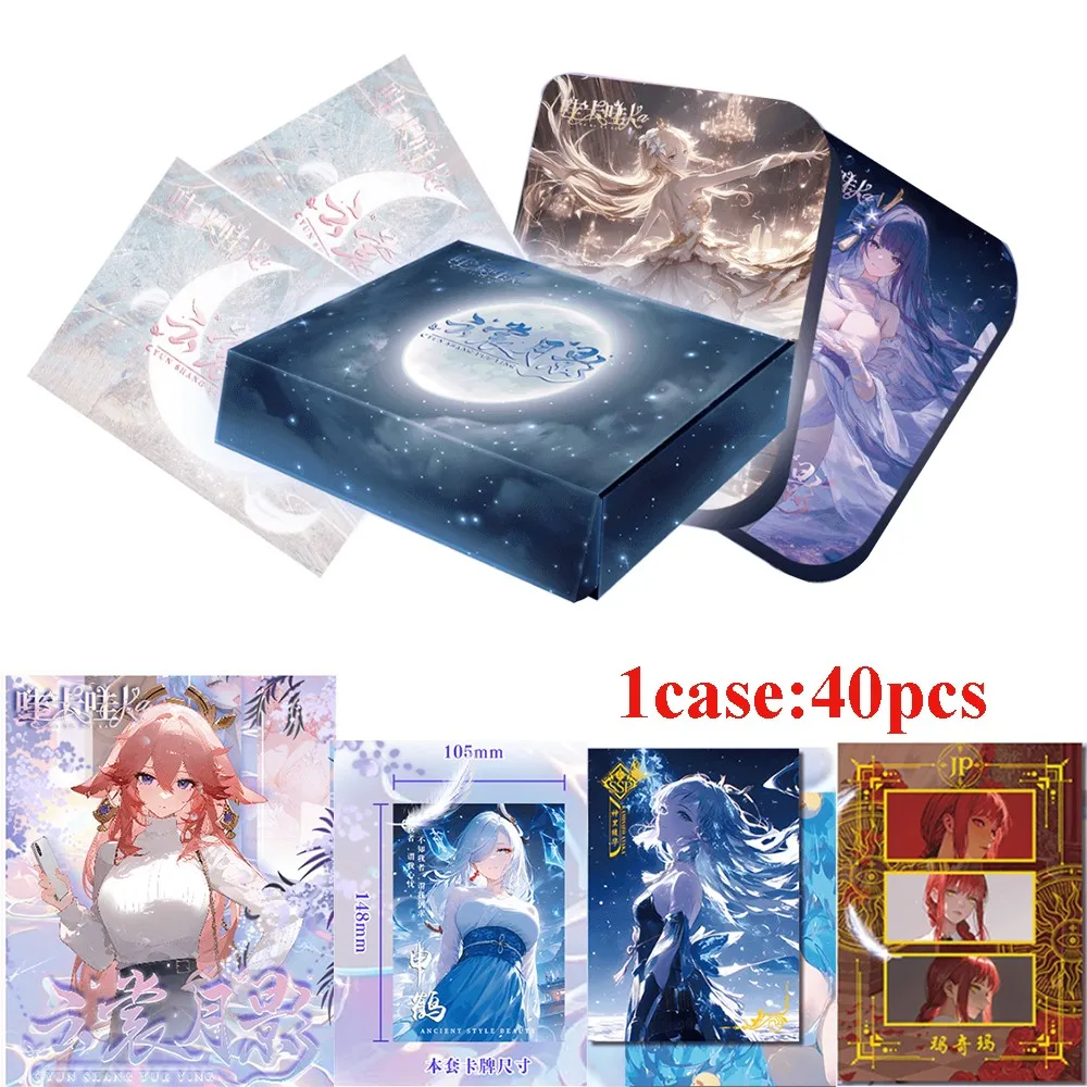 Wakawaka Goddess Story A6 Waifu Card Cloud Robe And Moonlight Anime Girl Ssp Ex Swimsuit Bikini Uniform Acrylic Color Paper card