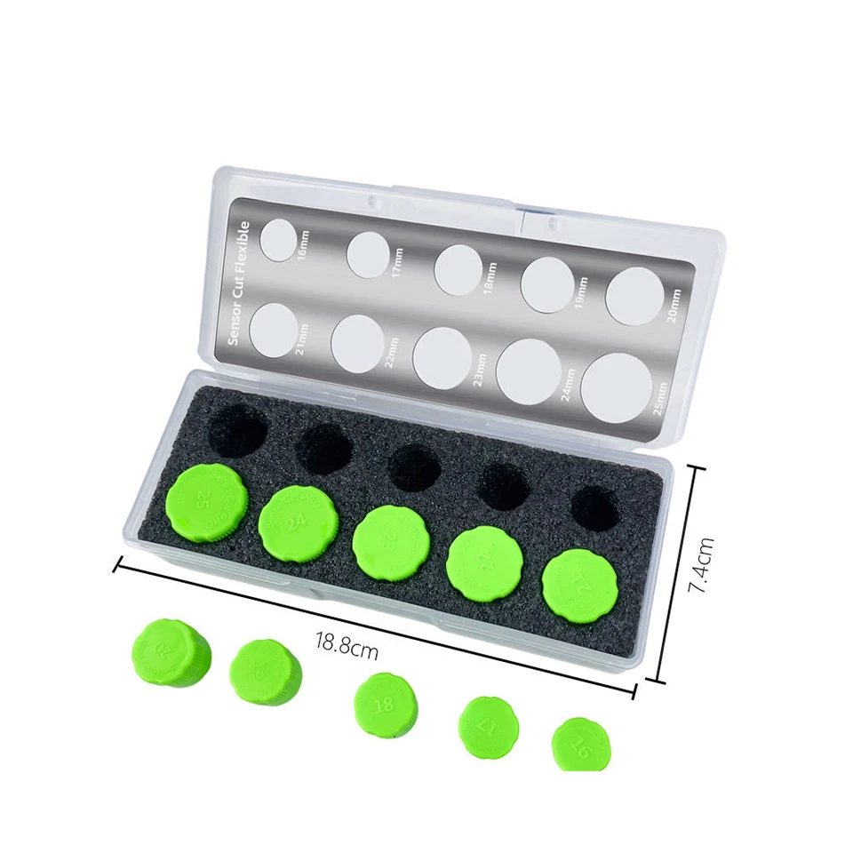 Precision Circle Cutters & Multi-Size Center Punches for PPF, Vinyl Wraps and Tint,10pcs Automotive Film Tool Kit KNS-3