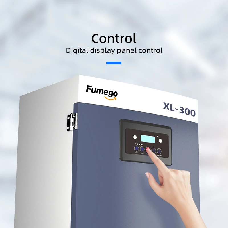 Purificador de Humo de Alta Eficiencia Fumego XL300 330W, Extractor de Humo de Gran Succión para Corte, Eliminación de Humo y Olores