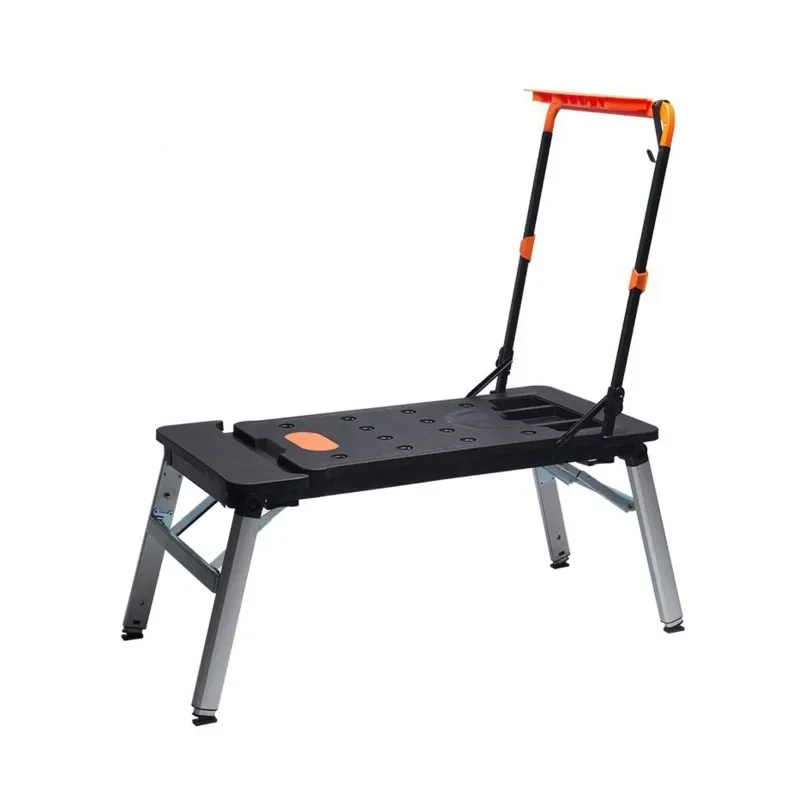 Seven-in-one Multi-functional Workbench, Horse stool, Stainless Steel Console, Trolley, Scaffold, Mobile Platform, Ladder